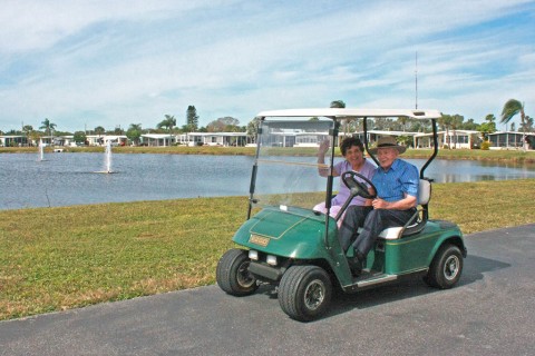 Spanish Lakes Golf Cart