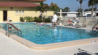 Spanish Lakes Mobile Home Park Community Pool